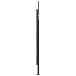 vidaXL Auvent latéral rétractable noir 200x600 cm