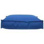 vidaXL Coussin de palette pour siège bleu royal 70x70x12 cm