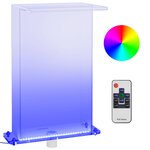 vidaXL Fontaine de piscine avec LED RVB Acrylique 51 cm