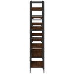 vidaXL Bibliothèque chêne marron 160x28 5x136 5 cm bois d'ingénierie