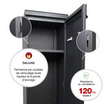 Boite à colis Twin XL Gris anthracite 0206 MS