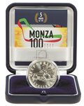 Pièce de monnaie 5 euro Italie 2022 argent BU – Autodrome national de Monza