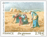 Timbre - Jean-François Millet - Lettre verte