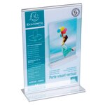 Porte-visuel Droit Vertical A6 - Cristal - X 30 - Exacompta