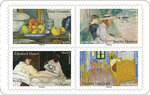 Carnet de 12 timbres - Autour des 150 ans de l'impressionnisme avec le musée d'Orsay - Lettre verte
