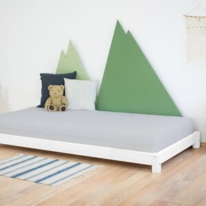 Lit simple TEENY 120 x 190 blanc