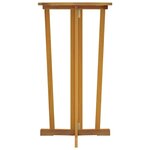 vidaXL Table de bar 90x65x105 cm Bois de teck solide