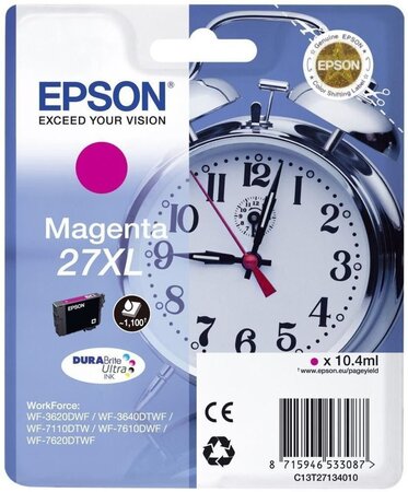 Cartouche d'encre Epson Reveil 27 XL (Magenta)