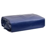 vidaXL Bâche bleu 1 5x10 m 650 g/m²