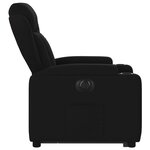 vidaXL Fauteuil inclinable électrique noir tissu