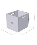 Boîte de rangement DICE rose 5