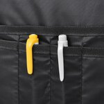 vidaXL Sac à dos d'école 40 L noir et gris