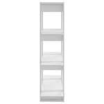 vidaXL Bibliothèque/Séparateur de pièce Blanc 100x30x123 5 cm