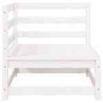 vidaXL Canapé d'angle de jardin coussins anthracite Bois de pin massif