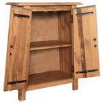 vidaXL Armoire latérale de salle de bain Pin massif 59x32x80 cm