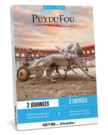 Coffret cadeau - TICKETBOX - Puy du Fou - 2 Jours en Duo