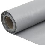 vidaXL Écran d'intimité de balcon gris 700x120 cm PVC