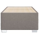 vidaXL Cadre de lit Taupe 100x200 cm Tissu