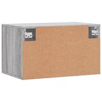 vidaXL Armoire murale Sonoma gris 60x36 5x35 cm Bois d'ingénierie