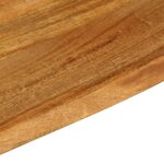 vidaXL Dessus de table à bord vivant 70x20x3 8 cm bois massif manguier