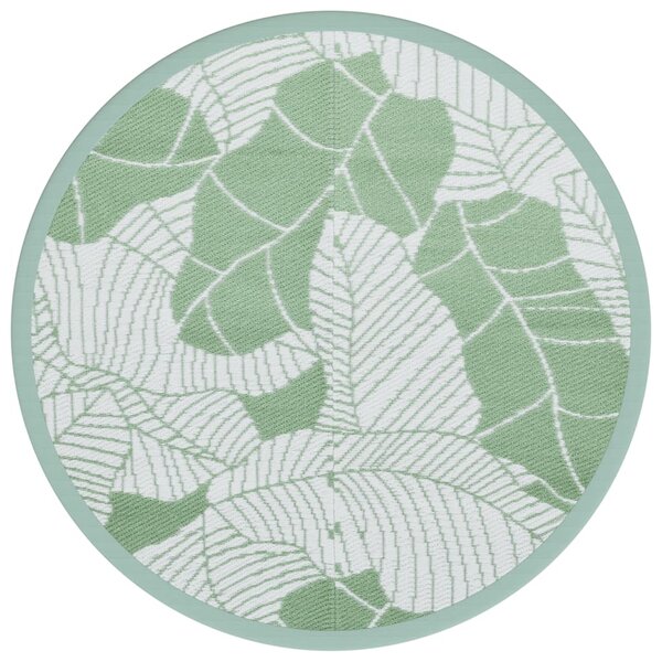 vidaXL Tapis d'extérieur vert Ø200 cm PP