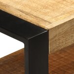vidaXL Meuble TV 150x30x45 cm Bois solide de manguier