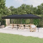 vidaXL Tente de réception pliable Anthracite 3x6 m