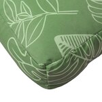 vidaXL Coussin de palette à motif de feuilles 58x58x10 cm tissu oxford