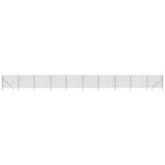 vidaXL Clôture en treillis métallique anthracite 1 8x25 m