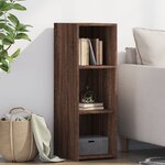 vidaXL Buffet chêne marron 30x41x93 cm bois d'ingénierie