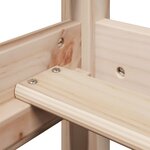 vidaXL Cadre de lit sans matelas 90x200 cm bois de pin massif