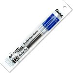 Recharge lr10 pour roller encre gel energel pointe 1 mm trait 0 5mm bleu pentel