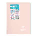 Cahier spirale clairefontaine koverbook blush a4 21 x 29 7 cm - petits carreaux - 160 pages - lot de 5