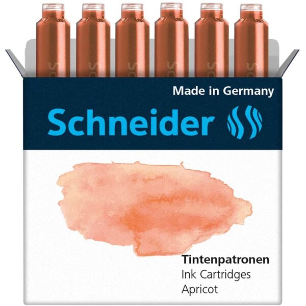 Cartouche d'encre Apricot Boîte 6 pièces x 10 SCHNEIDER