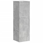 vidaXL Supports pour plantes 2 Pièces gris béton bois d'ingénierie