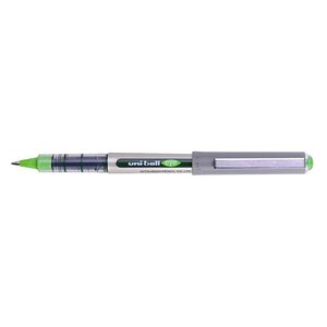 Roller encre liquide EYE UB157 pointe moyenne 0,7mm vert clair x 12 UNI-BALL