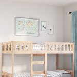 vidaXL Lit pour enfants sans matelas 90x190 cm bois de pin massif