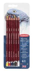 DERWENT - CRAYON PASTEL - blister 6 crayons