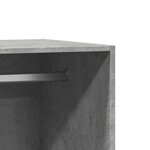 vidaXL Garde-robe gris béton 48x41x102 cm bois d'ingénierie