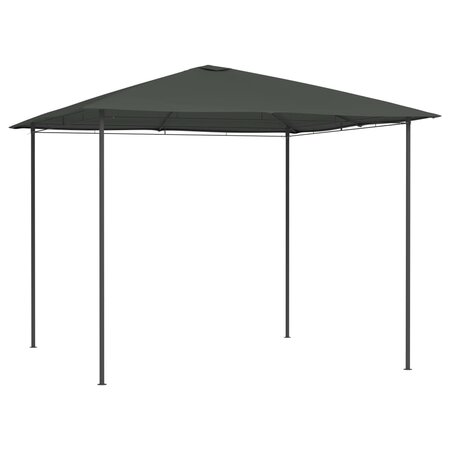 vidaXL Belvédère 3x3x2 6 m Anthracite 160 g/m²