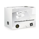 Étiquette d'affranchissement avery 155x39 mm (lot de 1000)