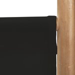 vidaXL Cloison de séparation pliante 4 panneaux 160 cm Bambou et toile