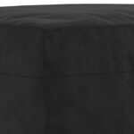vidaXL Ensemble de canapés 4 Pièces avec coussins noir velours