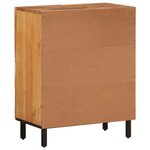 vidaXL Armoire latérale 60x33x75 cm bois massif d'acacia