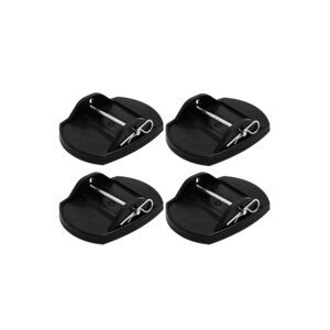 ProPlus Patins de support de caravane 4 Pièces avec broches métalliques