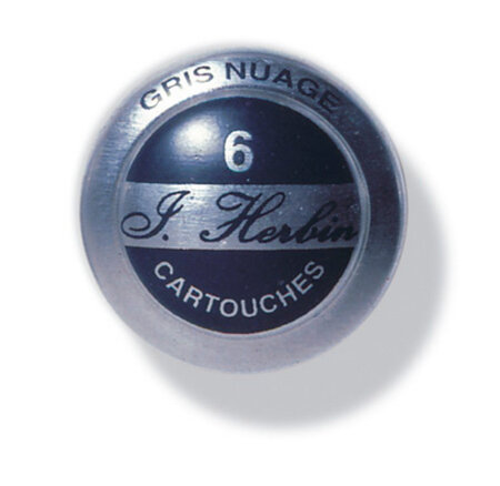 Boîte de 6 cartouches d'encre standard Gris nuage HERBIN