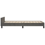 vidaXL Cadre de lit avec tête de lit Gris foncé 80x200 cm Velours