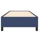 vidaXL Cadre de lit Bleu 100 x 200 cm Tissu