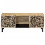 vidaXL Table basse 100x54x40 cm bois de manguier massif