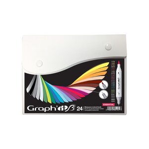 Set de 24 Marqueurs Graph'it Brush Essential